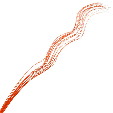 Цветок искусственный декоративный Тинги Ветвь, 190 см, оранжевый, JC-7225