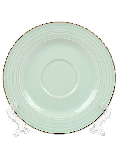 Чайная пара фарфор, 2 предмета, на 1 персону, 220 мл, Fioretta, Fiesta, TDS705, мятная