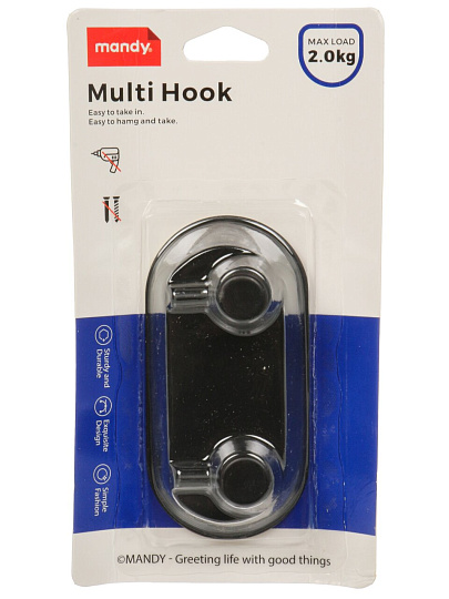 Крючок для ванной, нерж сталь, Y4-9918