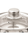 Набор посуды нержавеющая сталь, 6 предметов, кастрюли 1.6, 2.2, 3.2 л, индукция, Катунь, Гретта, KT04-A - фото 10