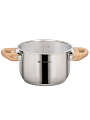 Кастрюля нержавеющая сталь, 1.9 л, крышка стекло, Daniks, Осло, GS-01147-16CA, индукция - фото 4