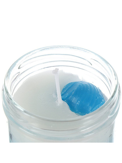 Свеча декоративная ароматическая, 6.4х5.9 см, в баночке, Kukina Raffinata, Морская фантазия, с крышкой, 125 мл, 501644