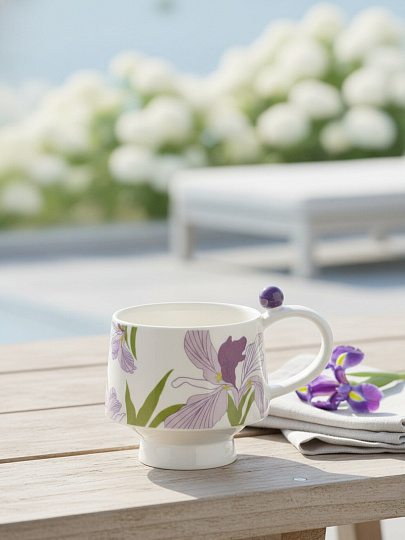 Кружка керамика, 400 мл, Флер, B060871