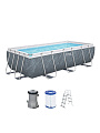 Бассейн каркасный Bestway, 404х201х100 см, Power Steel, 56721, фильтр-насос, лестница, 6478 л - фото 7