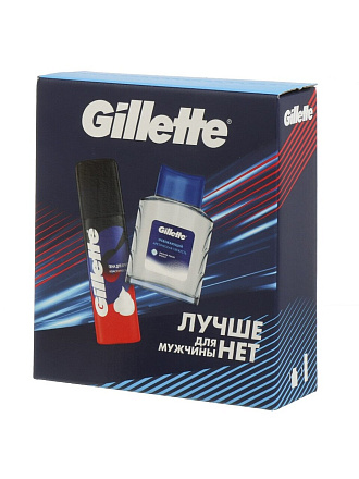 Набор подарочный для мужчин, Gillette, Arctic Ice, лосьон после бритья 50 мл + пена для бритья 50 мл