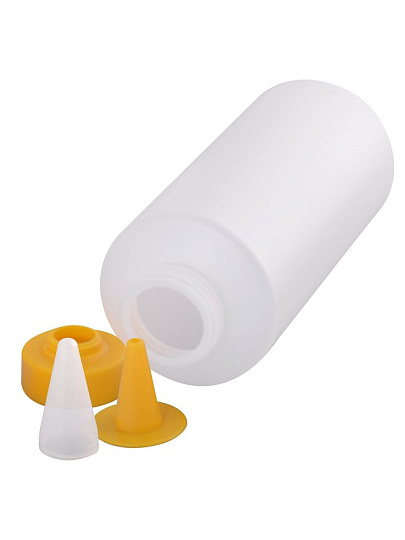 Декоратор-бутыль для крема, полипропилен, 22.5x7x7 см, 550 л, в ассортименте, Мультидом, AN80-238