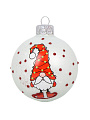 Елочный шар Веселый гном 1, 6.5 см, стекло, КУ-65-224174/1