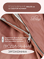 Постельное белье 2-спальное, простыня 220х240 см, 2 наволочки 70х70 см, пододеяльник 180х215 см, Silvano, страйп-сатин, молния, Ash - фото 3