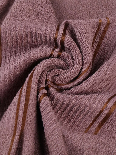 Набор полотенец кухонных 2 шт, 40х50 см, махровый, 100% хлопок, 420 г/м2, Silvano, Aura, вишневый, полосы, Узбекистан