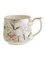 Кружка керамика, 470 мл, Птички, подарочная упаковка, МЛ146L1, белая