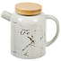 Набор чайный керамика, 8 предметов, на 6 персон, 250 мл, Белый мрамор, Y4-6255, подарочная упаковка - фото 5