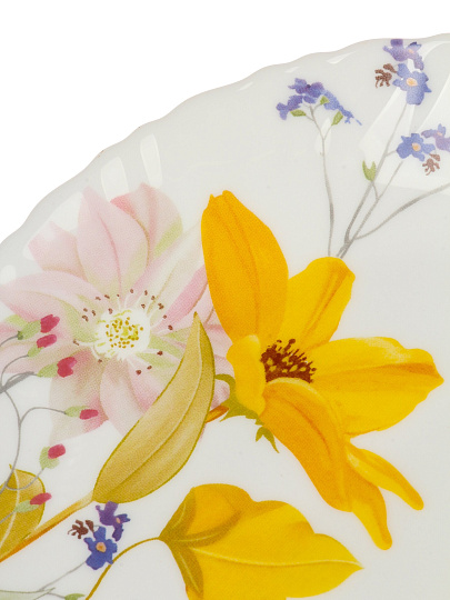 Тарелка десертная, стеклокерамика, 19 см, фигурная, Весна, МФК, MFK21203