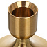 Подсвечник декоративный металл, 1 свеча, 6х6 см, золотой, Y6-10447 - фото 2
