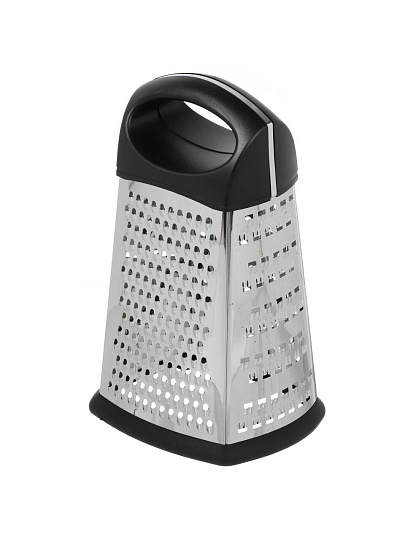 Терка 4 грани, 20.5х14х11.5 см, нержавеющая сталь, пластик, Daniks, Y4-8861