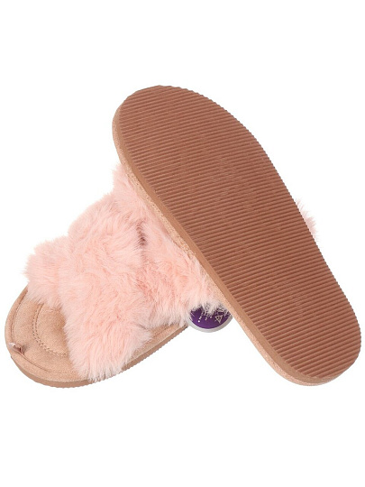 Тапки для женщин, полиэстер, в ассортименте, р. 36, открытые, 4577W-CH-O