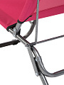 Шезлонг пляжный склад, мет-л, 153х60х80 см, 100 кг, бордо, оксфорд 600D - фото 8