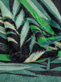 Плед евро, 200х220 см, велсофт жаккард, 100% полиэстер, Silvano, Пальмовый лист, зеленый, 200/142-CLF/LA - фото 4