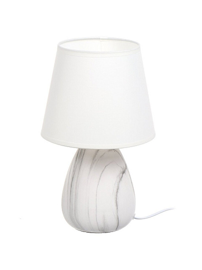 Светильник настольный E14, белый, абажур белый, RL-TL002
