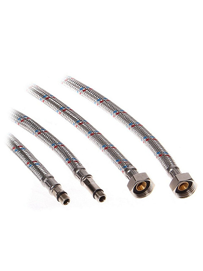 Подводка для воды М10-1/2&quot;х0.6 м, пара, сталь, Еco, Lytcho