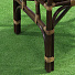 Мебель садовая Сиеста, коричневая, стол, 55х55х56 см, 2 кресла, подушка коричневая, 100 кг, IND06 - фото 11