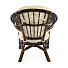 Мебель садовая Рузвельт, стол, 72 см, 2 кресла, 1 диван, подушка бежевая, 100 кг, 11/01 Б - фото 8