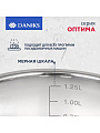 Кастрюля нержавеющая сталь, 1.5 л, крышка стекло, Daniks, Оптима, GS-01201-16CA, индукция - фото 5