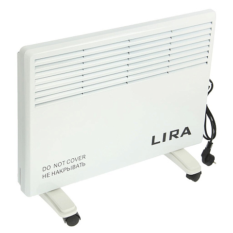 Конвектор Lira, 4 секции, напольный, 1.7 кВт, 17 м2, 2 режима, LR 0502
