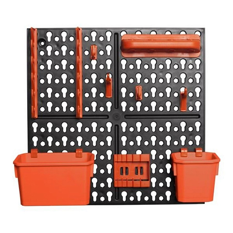 Ящик-органайзер для инструмента, Expert, пластик, настенный, 32.6х10х32.6 см, Blocker, BR3821ЧРОР