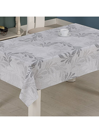 Клеенка Silvano, Элегия, 1.39х20 м, ПВХ на тканевой основе, белая, PW195-R525-1