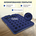 Матрас надувной Bestway, 203х152х22 см, 67374/005653BW, насос внешний, ручной, флокированный, с подушками, 300 кг - фото 15