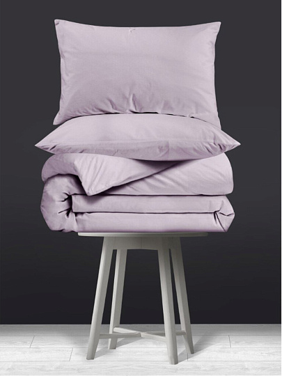 Постельное белье евро, простыня 216х240 см, 2 наволочки 70х70 см, 2 наволочки 50х70 см, пододеяльник 200х215 см, Silvano, поплин, Кварц