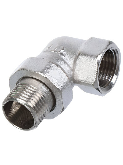 Американка 1/2'', г-ш, никель, угловая, индивидуальная упаковка, RTP