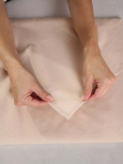 Простыня евро, 216 х 240 см, 100% хлопок, поплин, Silvano, Латте