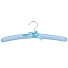 Вешалка-плечики для одежды, 39 см, металл, 5 шт, с губкой, голубая, T2023-044 - фото 2