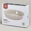 Форма для запекания керамика, 23.5х32х7 см, 1.9 л, овальная, Agness, Beige, 780-125 - фото 6