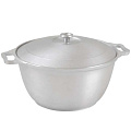 Кастрюля алюминий, 4 л, с крышкой, крышка алюминий, Kukmara, к40
