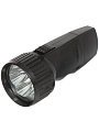 Фонарь ручной, встроенный аккумулятор, Ultraflash, LED 3 859/ 3 857 , зарядка от сети 220 В, пластик, черный, 13374/14020