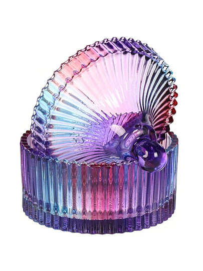 Сахарница 260 мл, стекло, 10х10 см, Хамелеон, Y6-10319