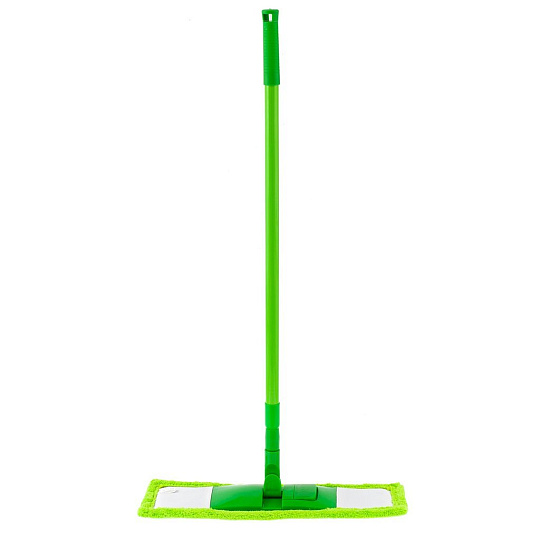 Швабра 120 см с пластиковой складной подошвой, насадка микрофиб, рукоятка телескоп., Elfe, 935055
