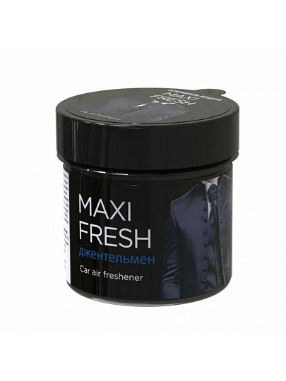 Ароматизатор в машину на панель, банка, Maxi Fresh, Джентельмен, 48031