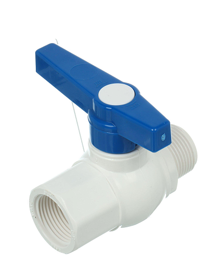Кран для воды 3/4", г-ш, пластик, ручка, Stemix