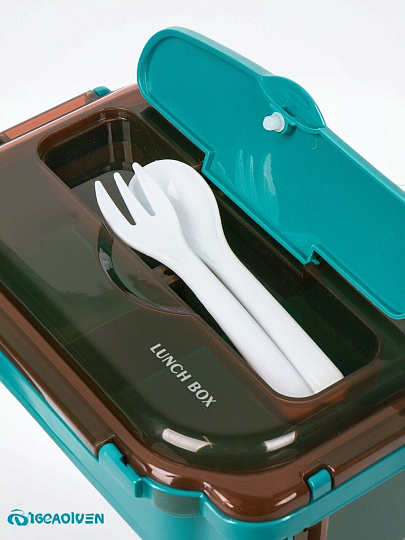 Контейнер пищевой пластик, 22.5х16.5х6.5 см, в ассортименте, прямоугольный, Y6-6572