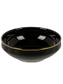 Салатник фарфор, круглый, 14х4.7 см, Black Gold, Domenik, DM3013-1 - фото 4
