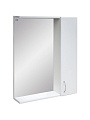Зеркало-шкаф правое, 50х73 см, прямоугольное, белое, с полочкой, Doratiz, Эко-50, 2712.533