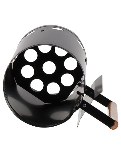 Стартер угольный для розжига 27.5х16.5см цилиндр, железо, Y9-280