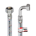 Подводка для воды 1/2''х0.5 м, г-г, угловая, сталь, полимер, ProFactor