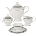 Набор чайный фарфор, 21 предмет, на 6 персон, 200 мл, Бостон, AL-16908/21-E5