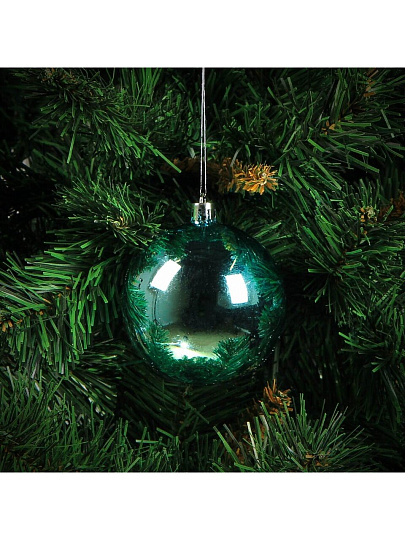 Елочный шар 6 шт, голубой, 8 см, SSYQB-0122375