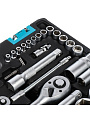 Набор слесарных инструментов Bartex, 1/2&amp;quot;, 1/4&amp;quot;, 6-гранный, сталь, кейс, 94 предмета - фото 5