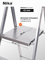 Стремянка 1 секция, 3 ступени, сталь, 1.2 м, 150 кг, 0.625 м до платформы, Nika, СМ3 - фото 3